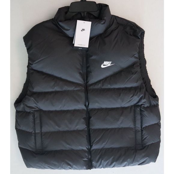Nike DQ6896 010 Women Sz XL Black Therma-Fit Windrunner Down Bodywarmer Vest - Picture 6 of 10